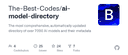 AI Model Directory Preview Blurred Background