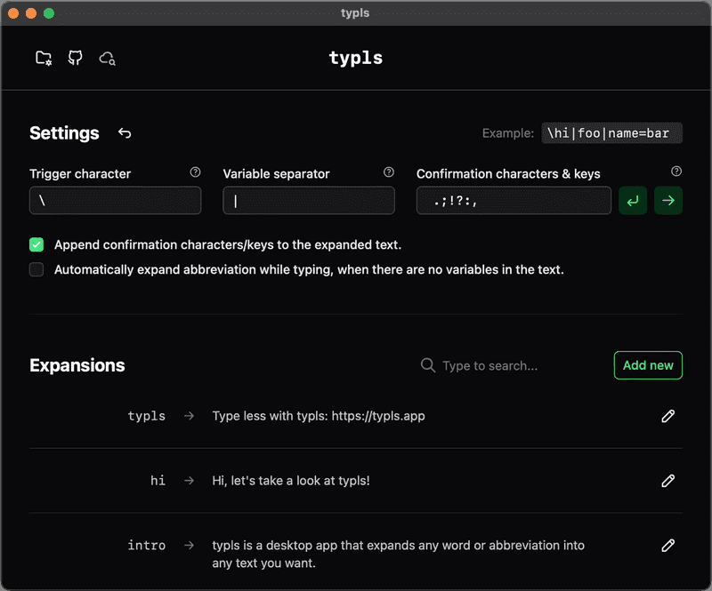 typls (typeless) Preview