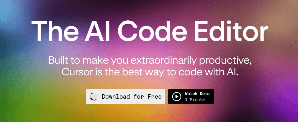 A screenshot of the Cursor homepage as of Sep 10, 2024.